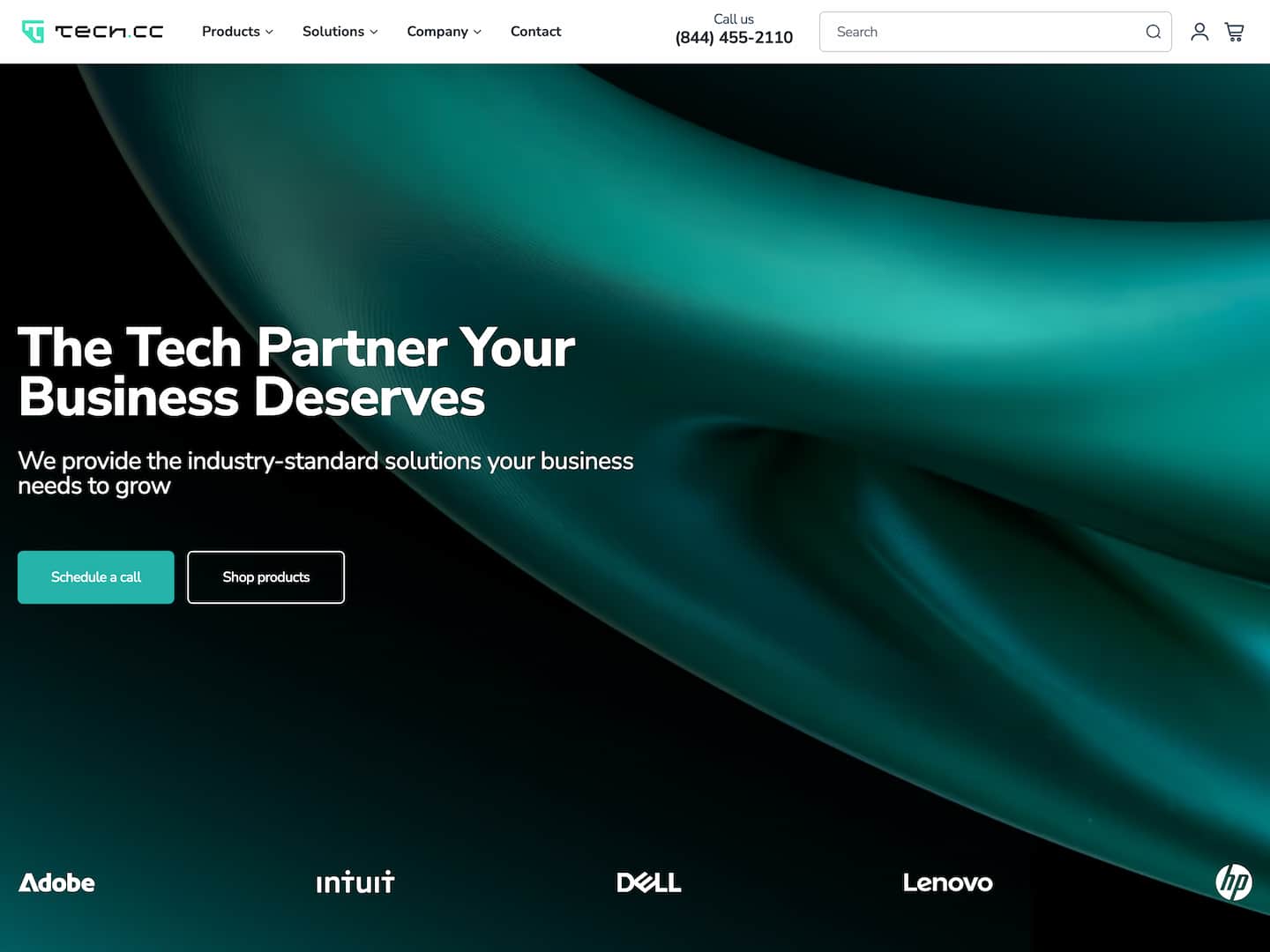 Tech.cc homepage screenshot